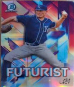 Asa Lacy #FUT-AL Baseball Cards 2021 Bowman Chrome Futurist