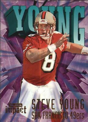 Steve Young #25 Football Cards 1997 Skybox Impact