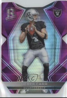 Derek Carr [Neon Pink Die Cut] #90