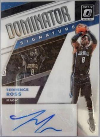 Terrence Ross #DS-TRS Basketball Cards 2019 Panini Donruss Optic Dominator Signatures