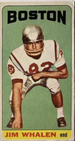 Jim Whalen #22 Football Cards 1965 Topps