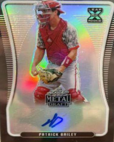 Patrick Bailey #BA-PB1 2020 Leaf Metal Draft Autographs Baseball