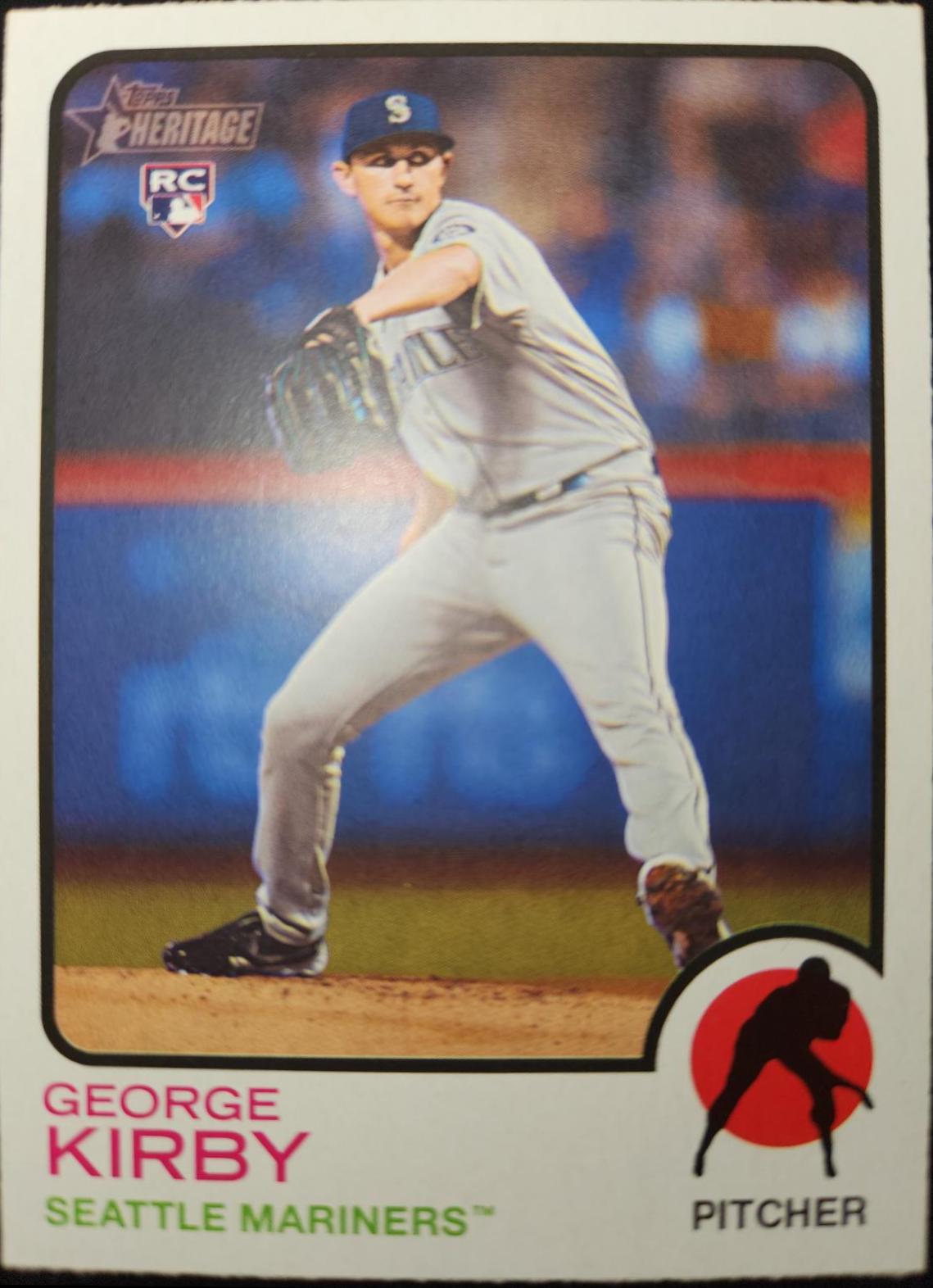 George Kirby #677 2022 Topps Heritage Baseball