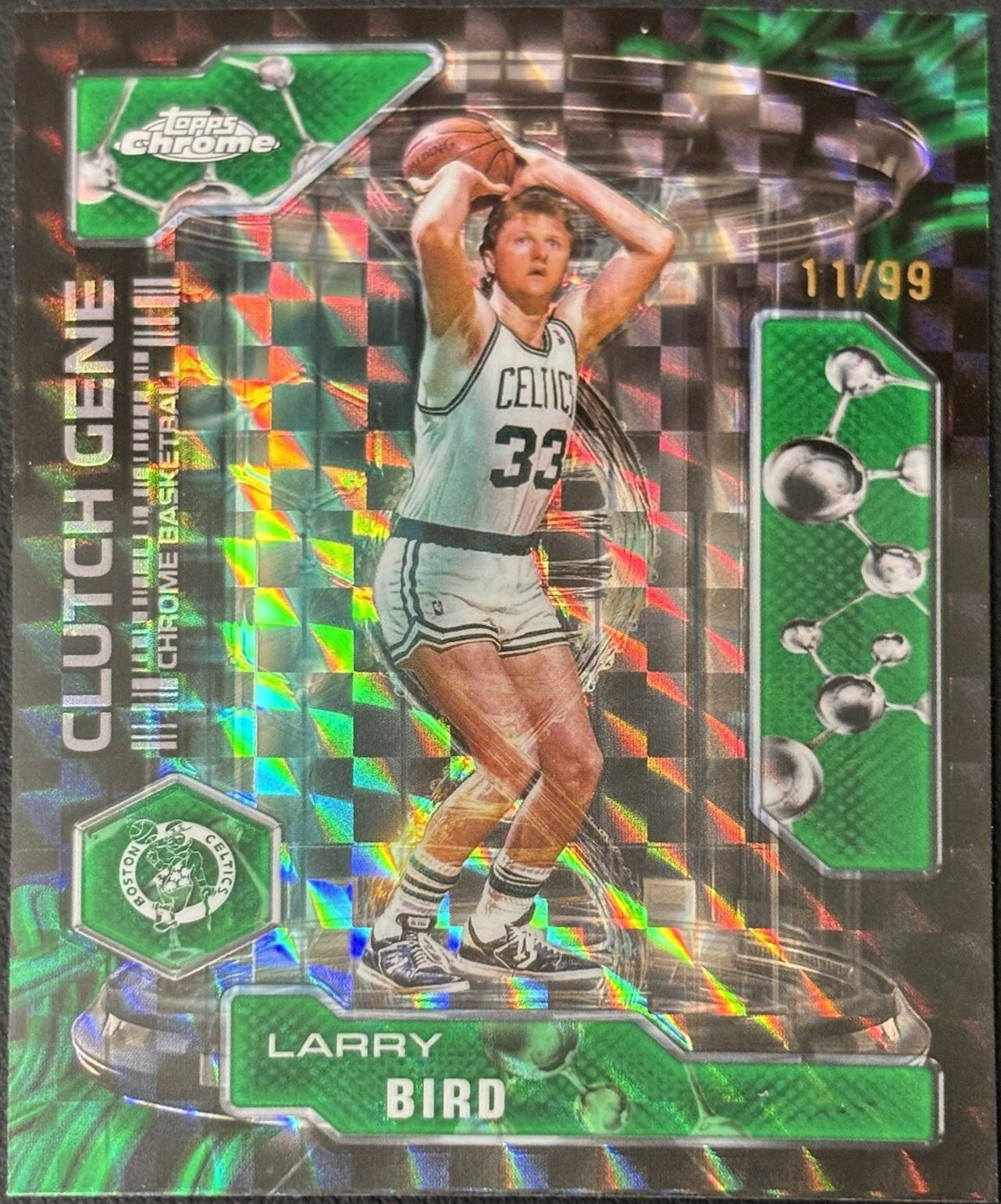Larry Bird [Refractor Green] #CG-30