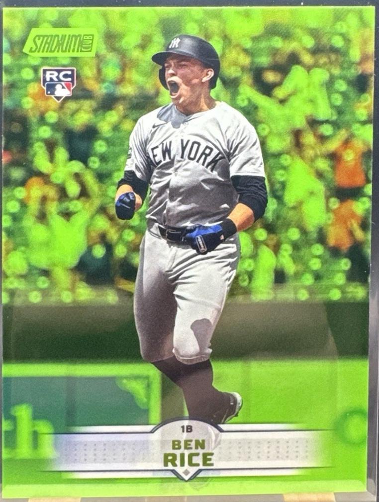 Ben Rice [Lime Green] #196 Prices | 2025 Topps Stadium Club | Baseball ...