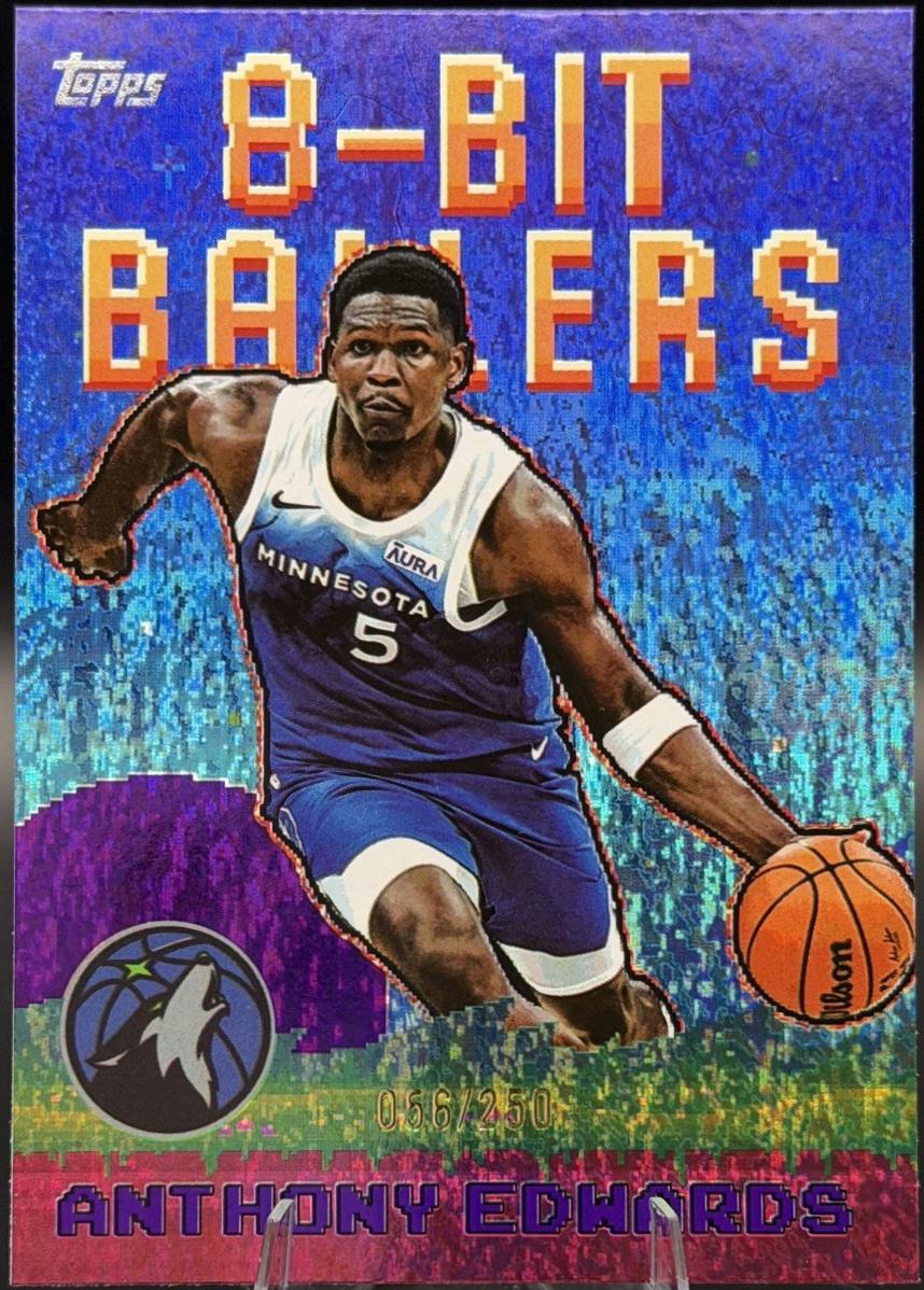 Anthony Edwards [Holo Purple] #8B-18 Prices | 2025 Topps 8-Bit