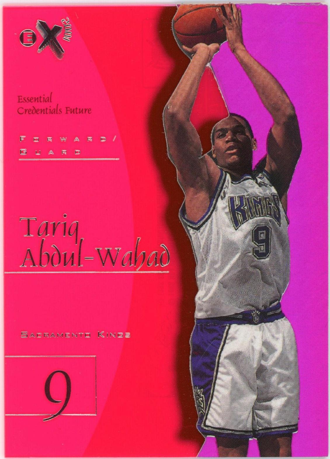Tariq Abdul-Wahad #66 Basketball Cards 1997 Skybox E-X2001