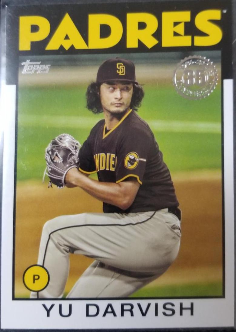 Yu Darvish #86B-7 2021 Topps 1986 35th Anniversary Baseball