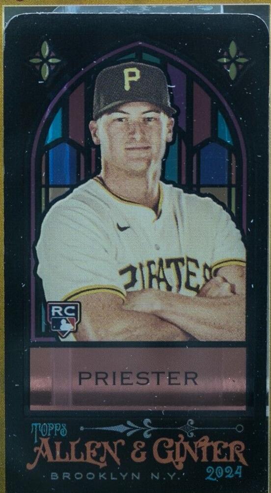 Quinn Priester #36 Baseball Cards 2024 Topps Allen & Ginter Stained Glass Mini