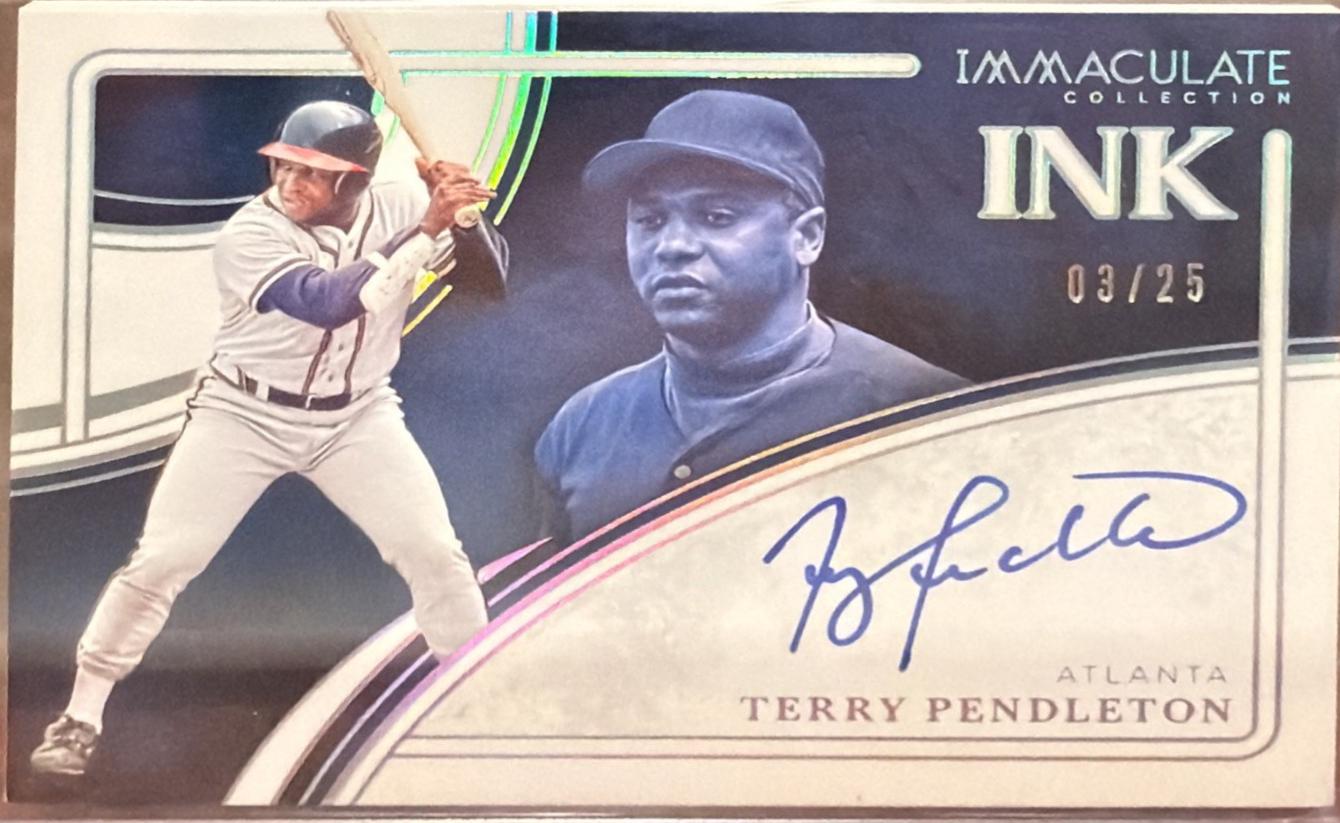 Terry Pendleton #20 2026 Panini Immaculate Ink Baseball