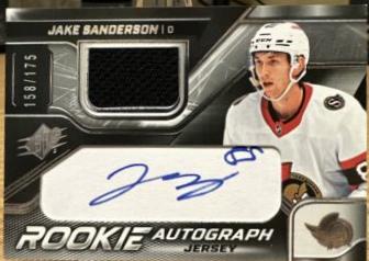 Jake Sanderson #SA 2022 Spx Rookie Autographs Hockey