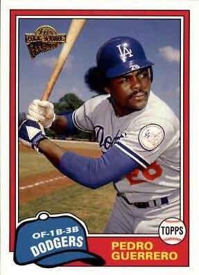 Pedro Guerrero #28 Baseball Cards 2005 Topps All Time Fan Favorites