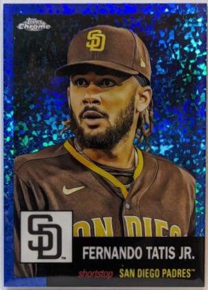 Fernando Tatis Jr. [Blue Mini-Diamond Refractor] #100