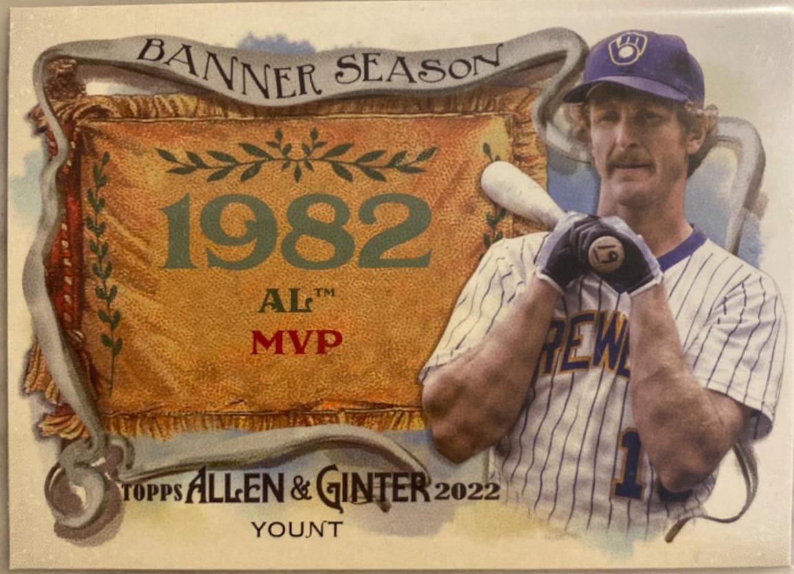 Robin Yount #BS-8 Baseball Cards 2022 Topps Allen & Ginter Banner Seasons