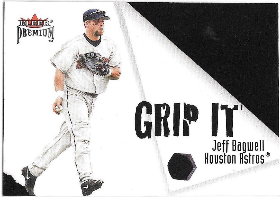 Jeff Bagwell #GW-12 Baseball Cards 2001 Fleer Premium Grip It