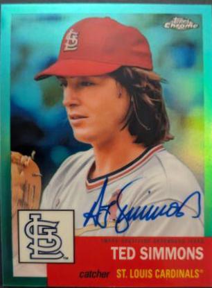 Ted Simmons [Aqua Refractor] #CPA-TS