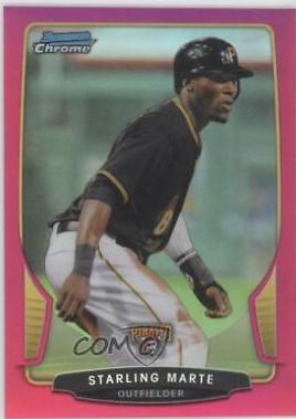 Starling Marte #7 Baseball Cards 2013 Bowman Chrome