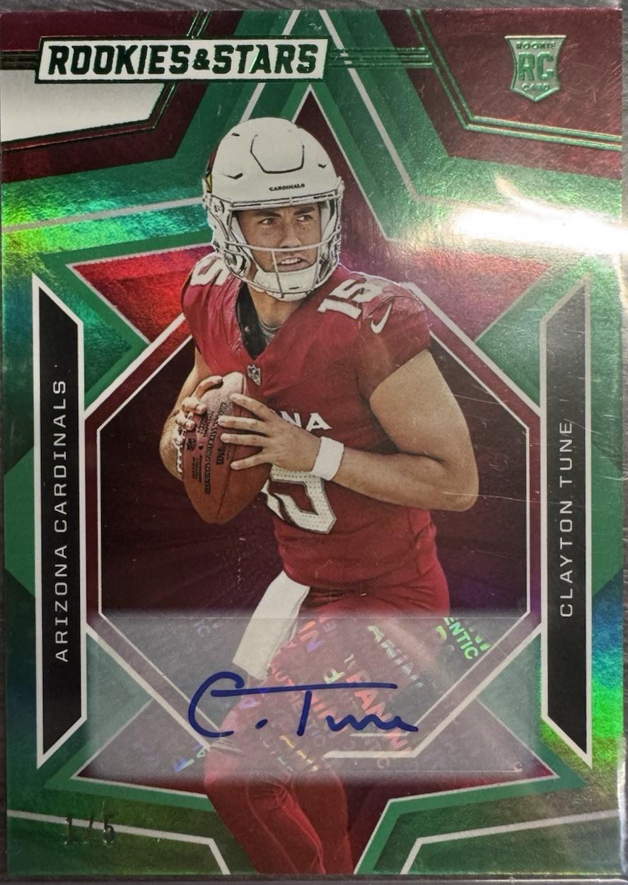 Clayton Tune #122 2023 Panini Rookies & Stars Signature Football