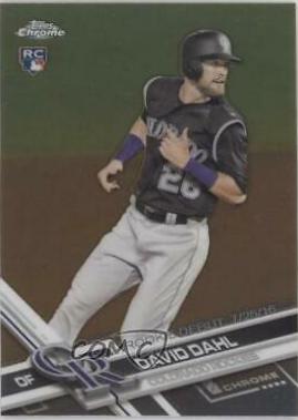 David Dahl #HMT100 Baseball Cards 2017 Topps Chrome Update