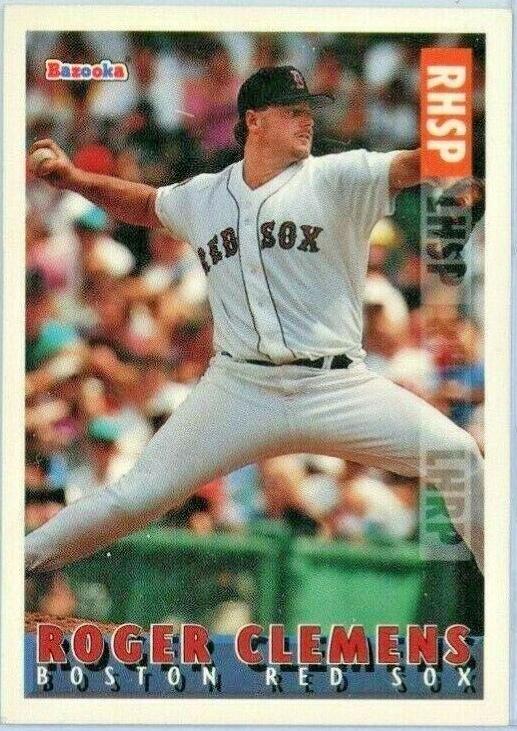 Roger Clemens #9 Baseball Cards 1995 Bazooka