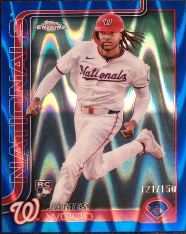 James Wood [Blue Raywave] #132 Prices | 2025 Topps Chrome
