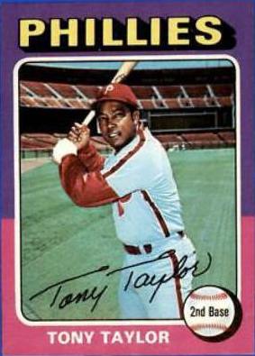 Tony Taylor #574 1975 Topps Mini Baseball