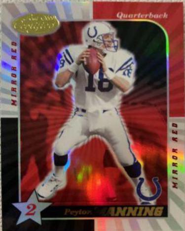 Peyton Manning #121 2000 Leaf Certified Football