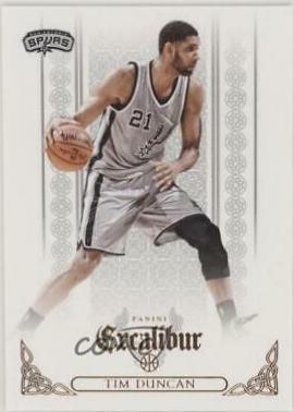 Tim Duncan #55 Basketball Cards 2014 Panini Excalibur