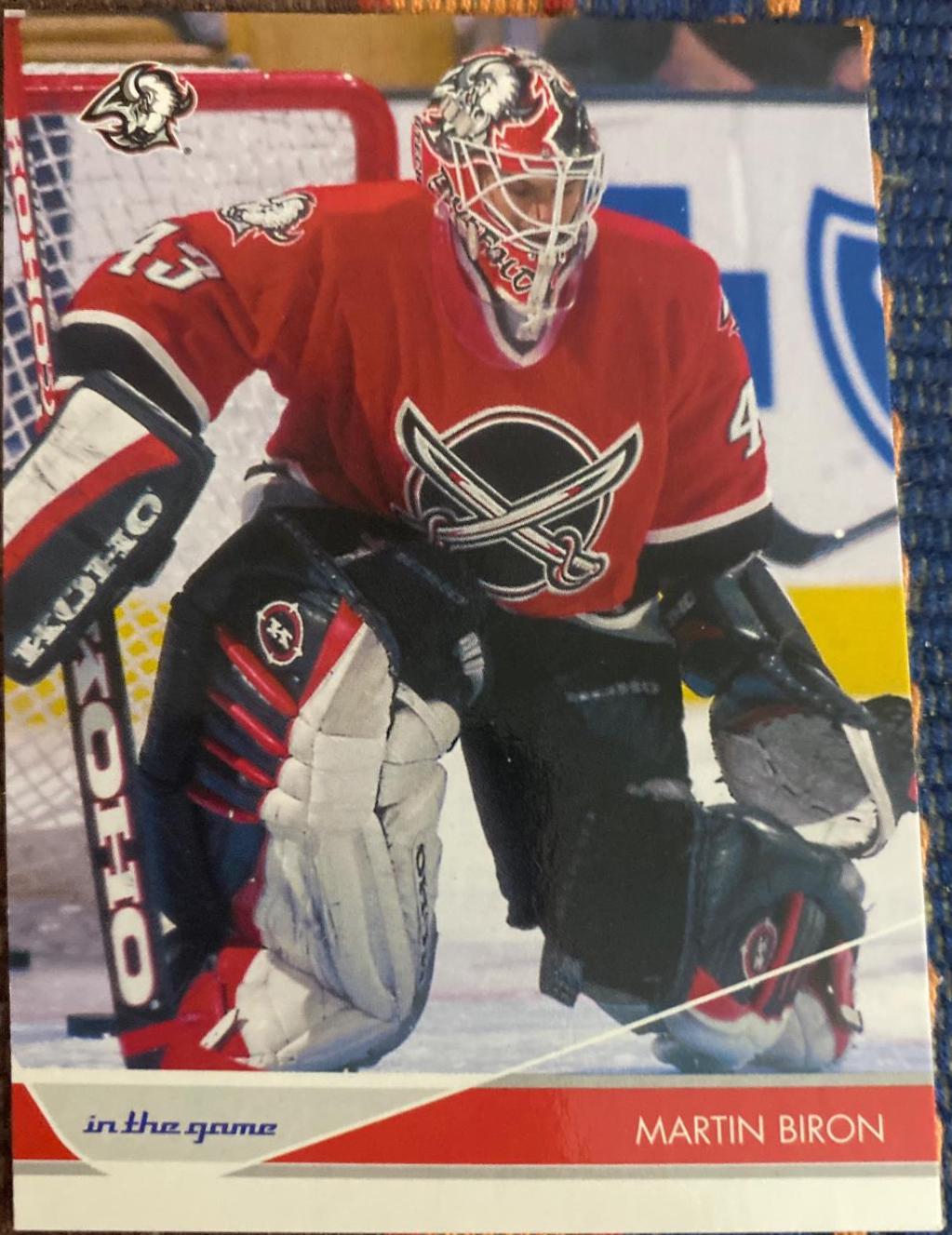 Martin Biron #9 Hockey Cards 2003 ITG Toronto Star