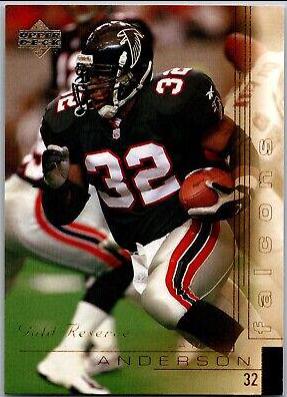 Jamal Anderson #6 Football Cards 2000 Upper Deck Gold Reserve