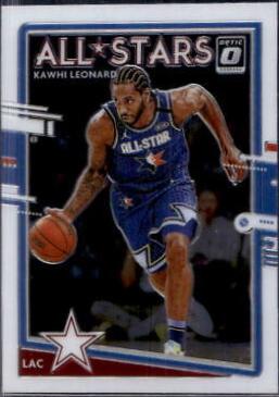 Kawhi Leonard #1 Basketball Cards 2020 Panini Donruss Optic All Stars