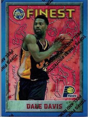 Dale Davis Refractor #101 Basketball Cards 1995 Finest