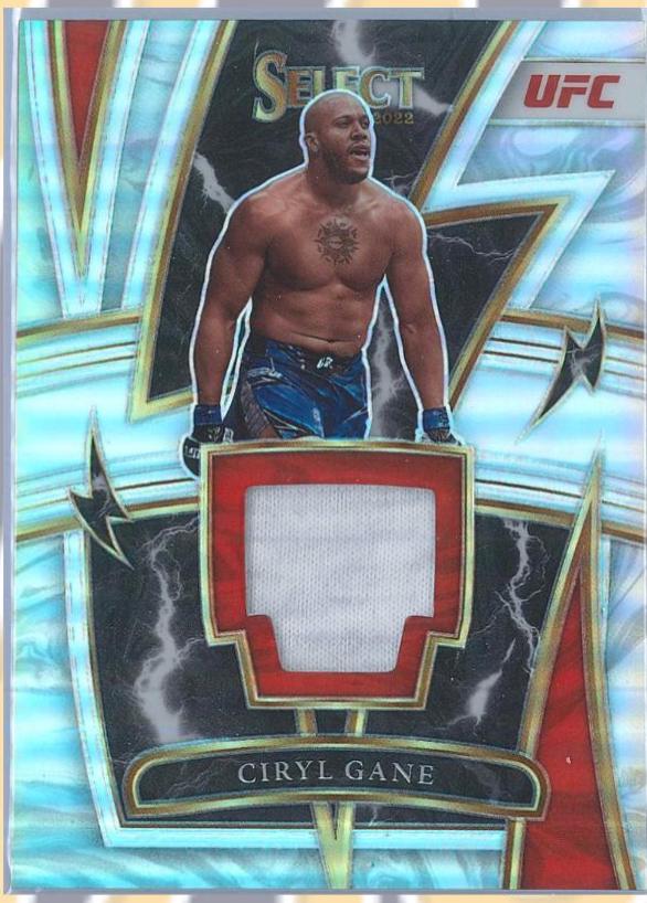 Ciryl Gane #SP-CGN Ufc Cards 2022 Panini Select UFC Sparks