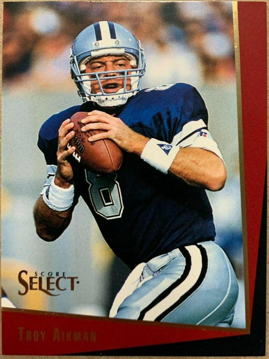 Troy Aikman #7 Football Cards 1993 Panini Select