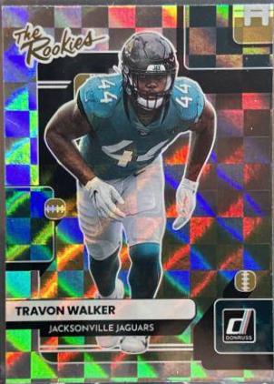 Travon Walker #TR-25 Football Cards 2022 Panini Donruss The Rookies