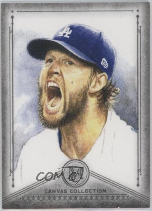 Clayton Kershaw #CC-50 Baseball Cards 2019 Topps Museum Collection Canvas Collection
