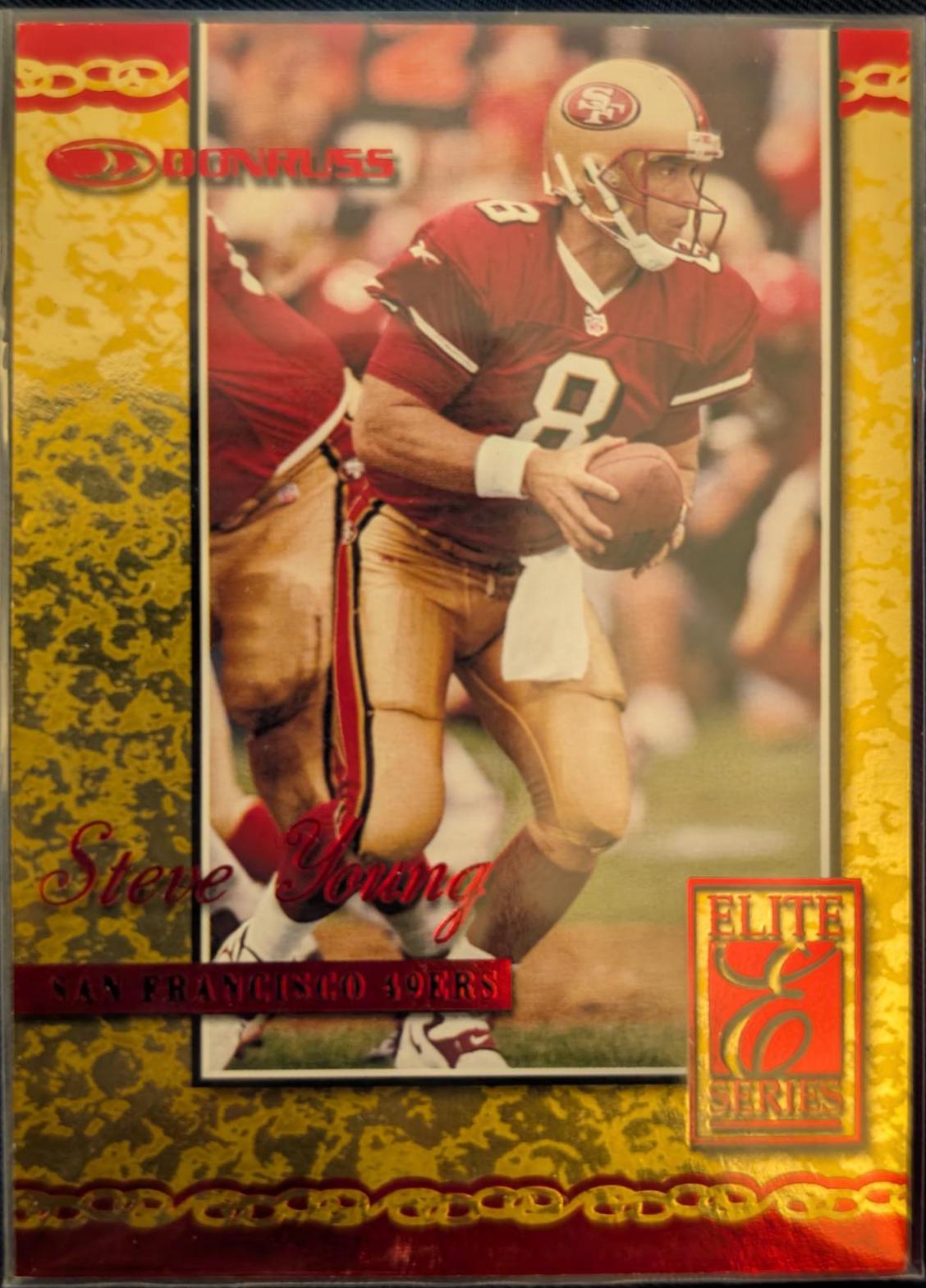Steve Young #ES-18 Football Cards 2000 Panini Donruss Elite Series Legends