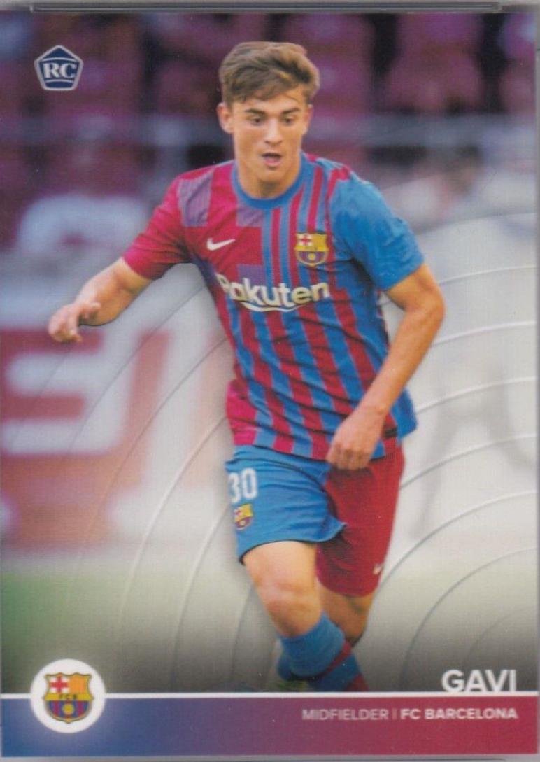 Gavi #21 Soccer Cards 2021 Topps FC Barcelona