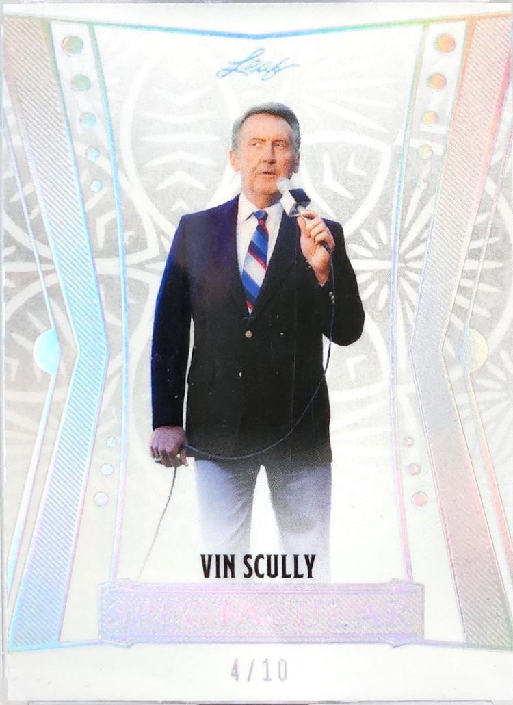 Vin Scully #98 2025 Leaf Spectacular Baseball