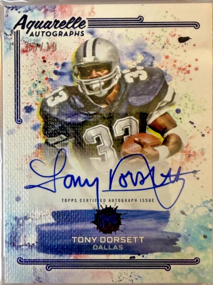 Tony Dorsett [Ultramarine Blue] #AA-TDO