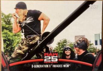 Triple H Takes Over D Generation X #RAW-8 Wrestling Cards 2018 Topps WWE Then Now Forever 25 Years of Raw
