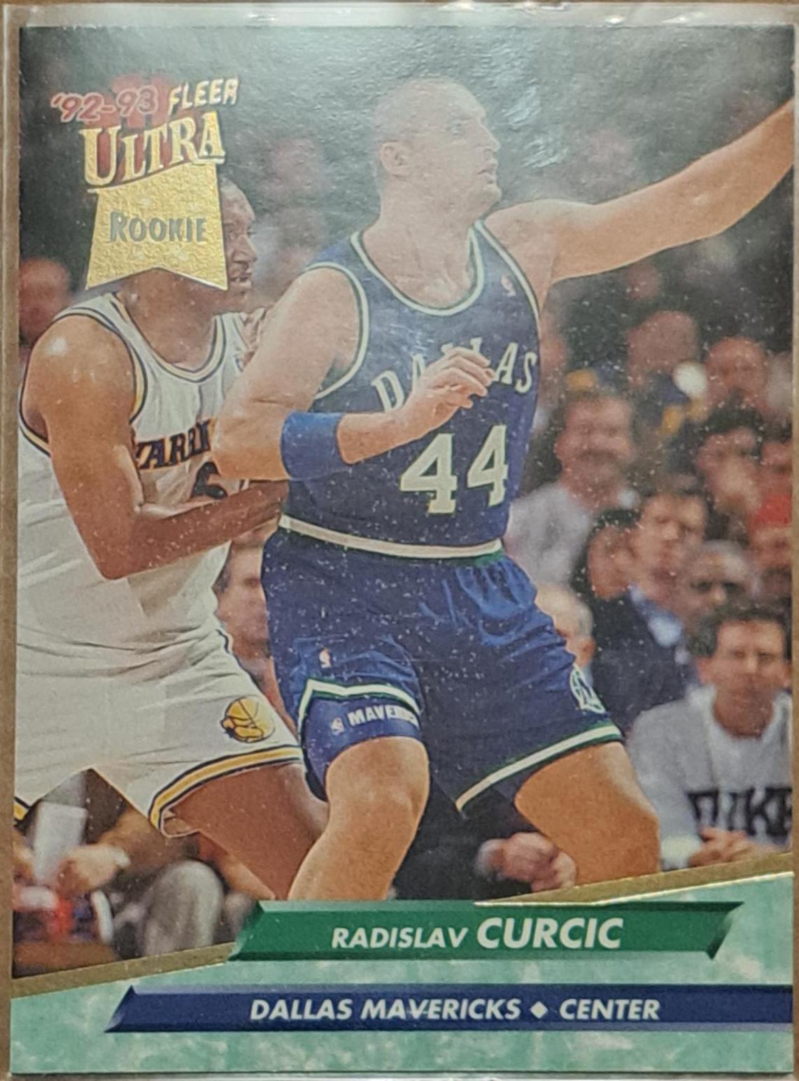 Radislav Curcic #246 Basketball Cards 1992 Fleer