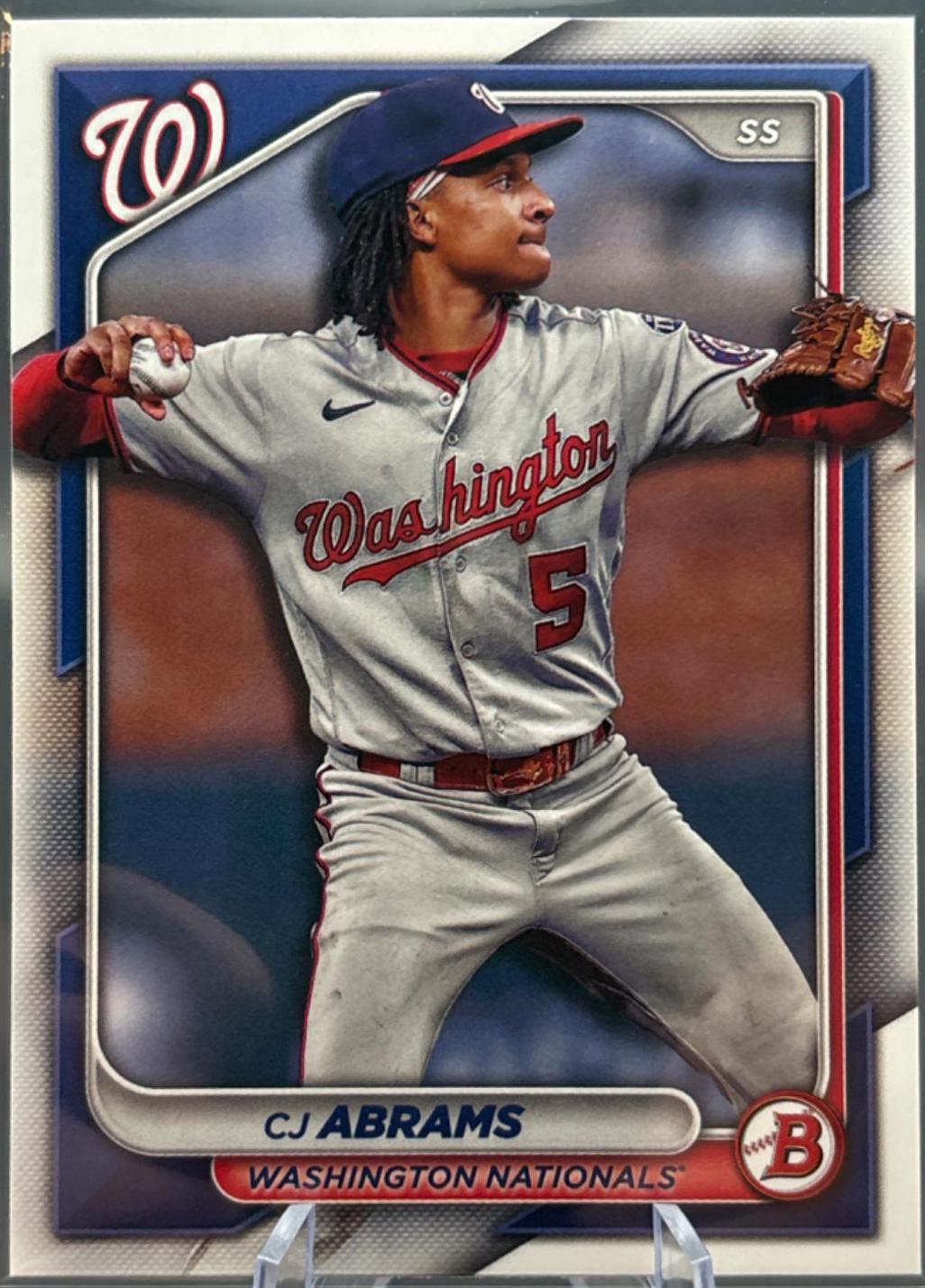 CJ Abrams #26 Baseball Cards 2024 Bowman
