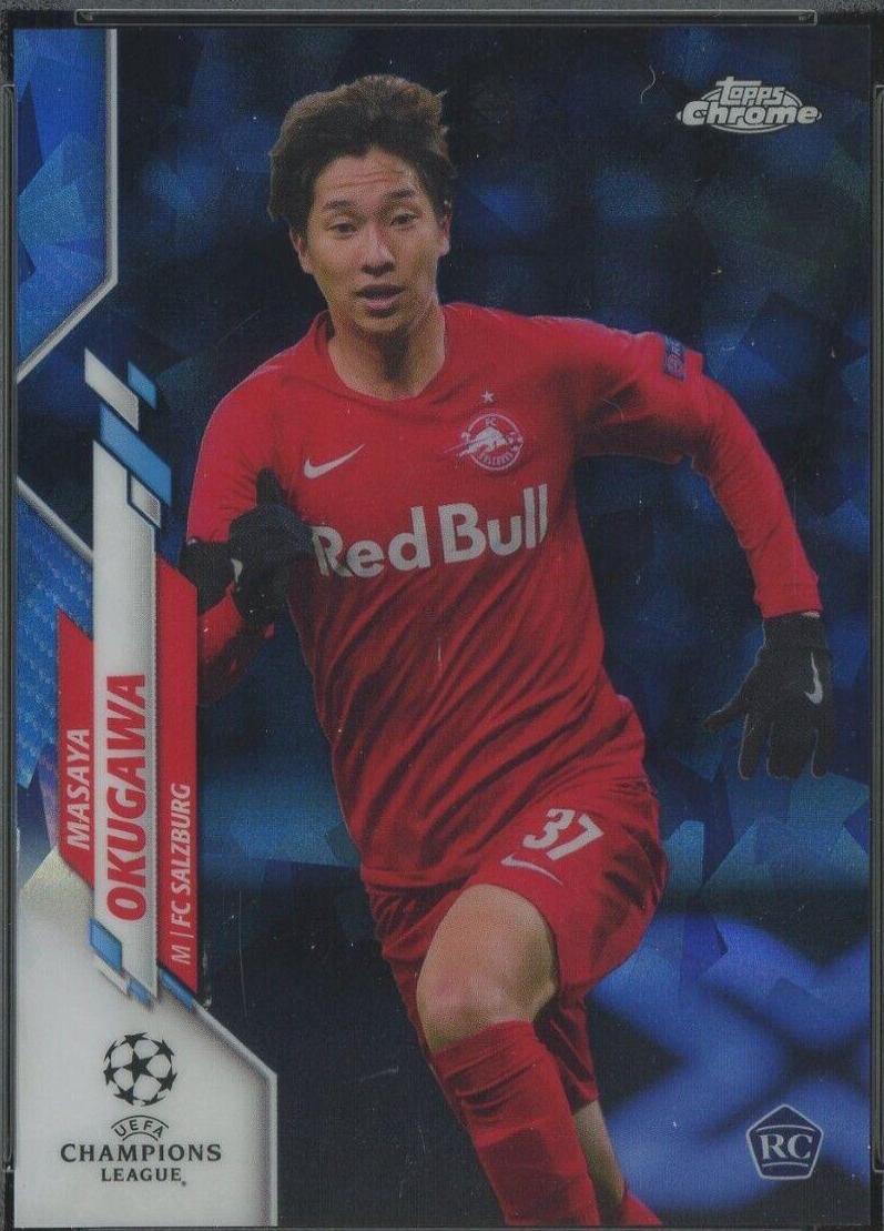 Masaya Okugawa #2 Soccer Cards 2019 Topps Chrome UEFA Champions League Sapphire