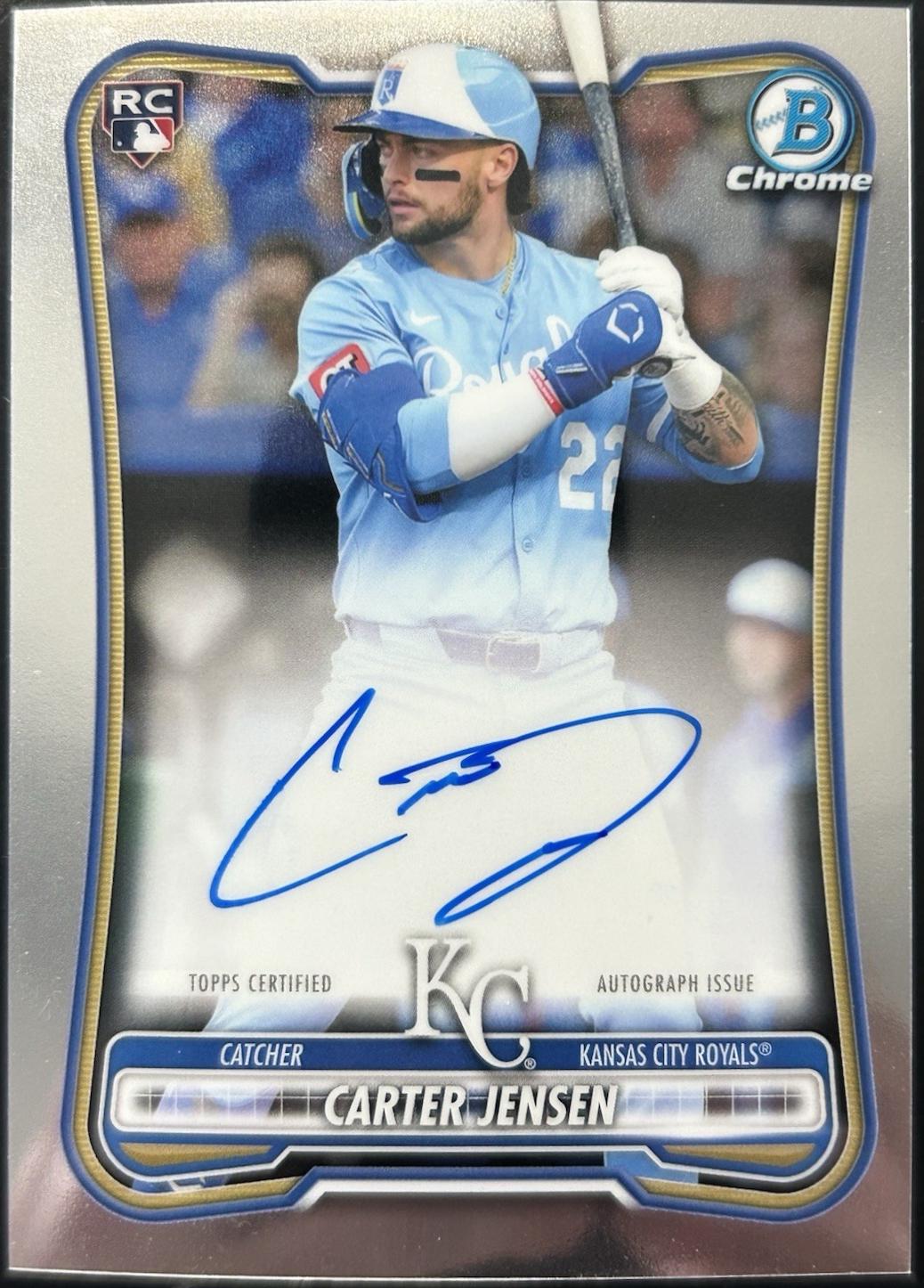 Carter Jensen #CRA-CJ Prices | 2026 Bowman Chrome Rookie Autograph 