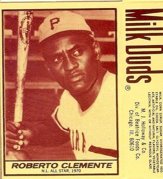 Roberto Clemente #8 Baseball Cards 1971 Milk Duds Complete Box