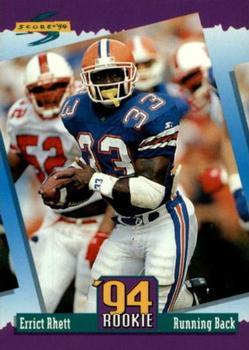 Errict Rhett #287 Football Cards 1994 Panini Score