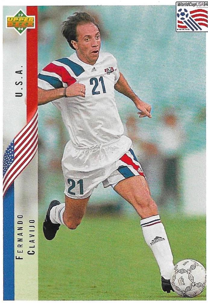 Fernando Clavilo #4 Soccer Cards 1994 Upper Deck World Cup Soccer