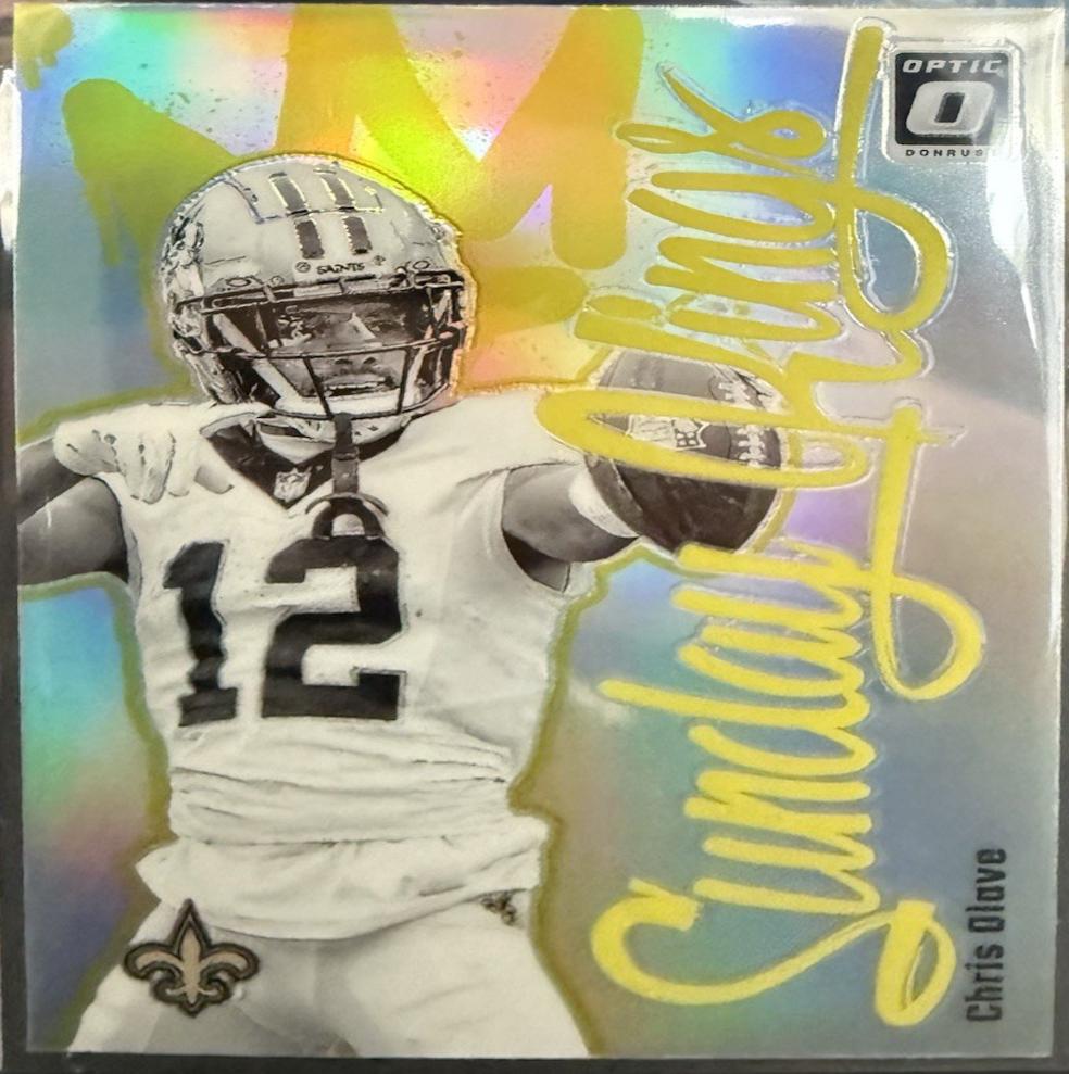 Chris Olave #17 Football Cards 2024 Panini Donruss Optic Sunday Kings