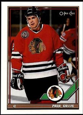 Paul Gillis #469 Hockey Cards 1991 O-Pee-Chee